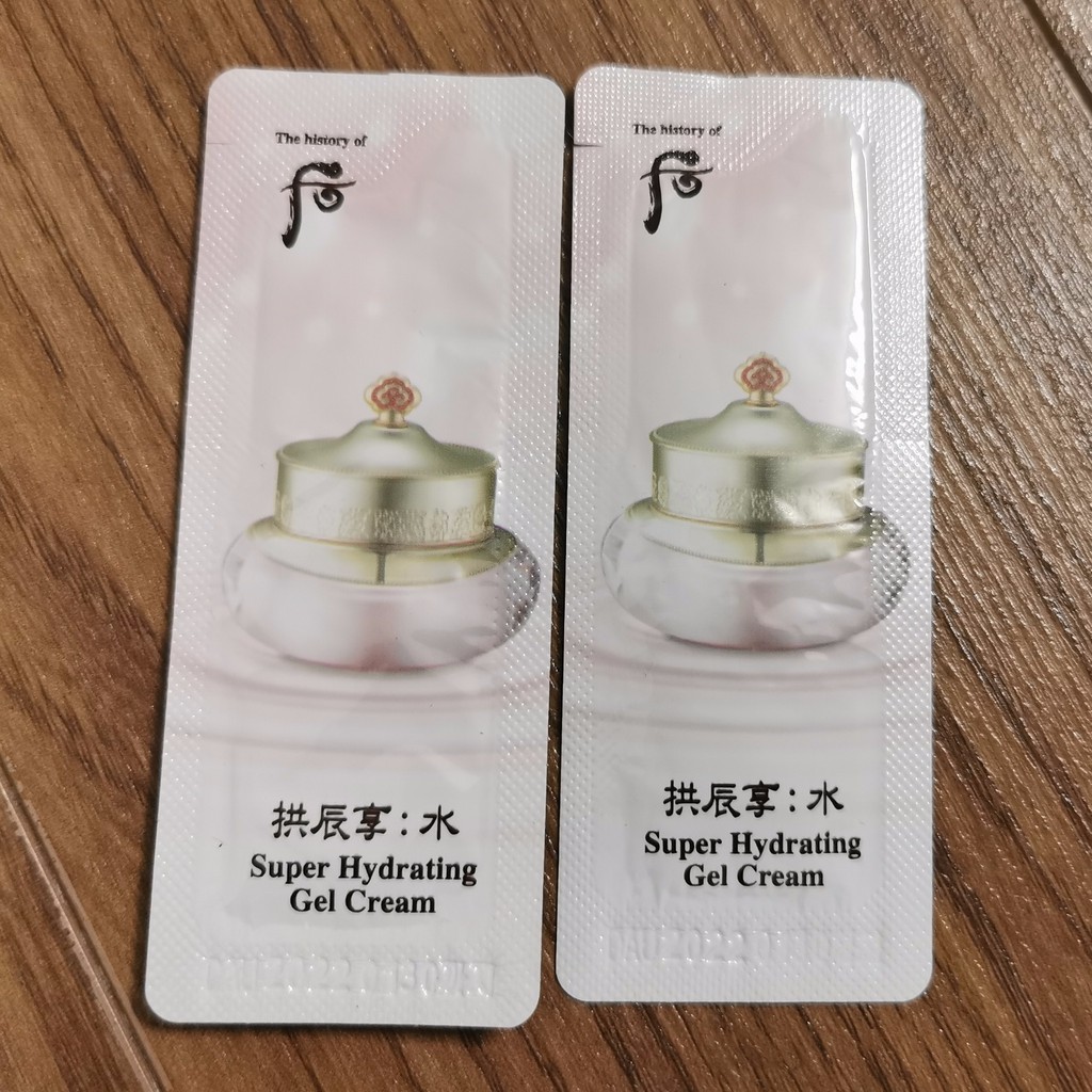 Sample Kem dưỡng Whoo Super Hydrating Gel Cream