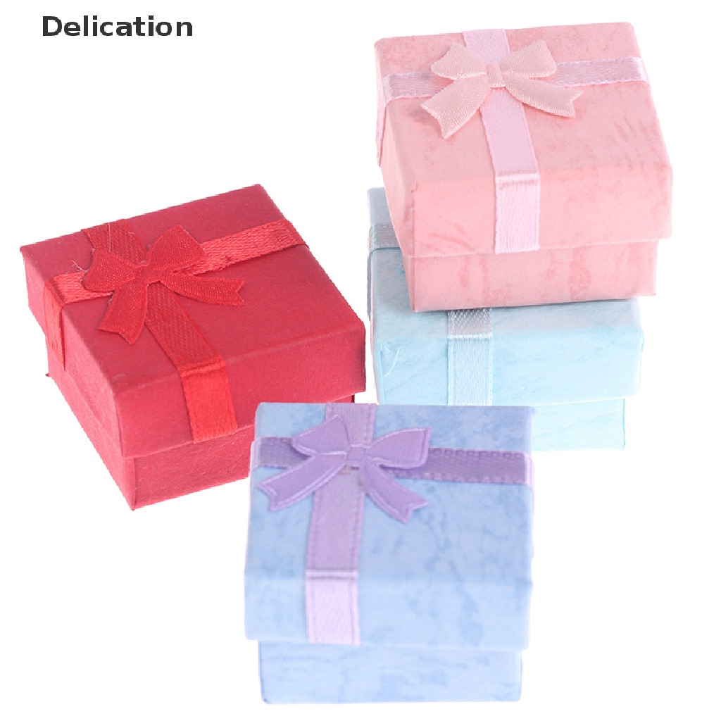 Bộ 10 Hộp Giấy Đựng Trang Sức Làm Quà Tặng Tiện Dụng
