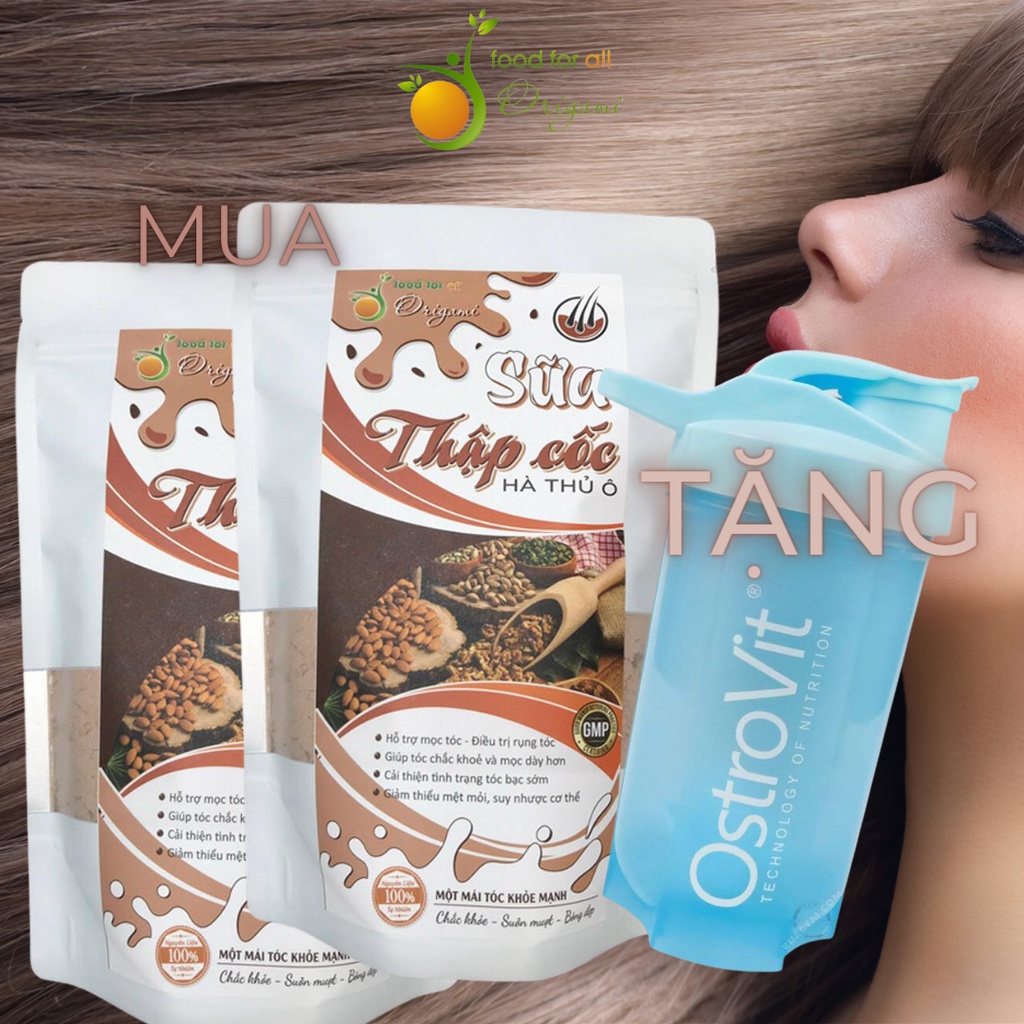 (Combo 2 gói + Tặng Bình Lắc ) Thập Cốc Hà Thủ Ô Giúp Ngăn ngừa rụng tóc - hói đầu, bạc tóc