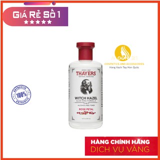 [Chính Hãng] Nước Hoa Hồng Không Cồn Thayers Witch Hazel Rose Pental Toner 355ml Hoa Hồng