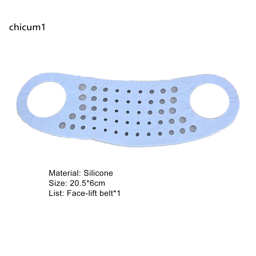 [Hàng mới về] Đai đeo nâng cơ mặt tạo cằm chữ V sử dụng khi đi ngủ bằng silicone dành cho làm đẹp