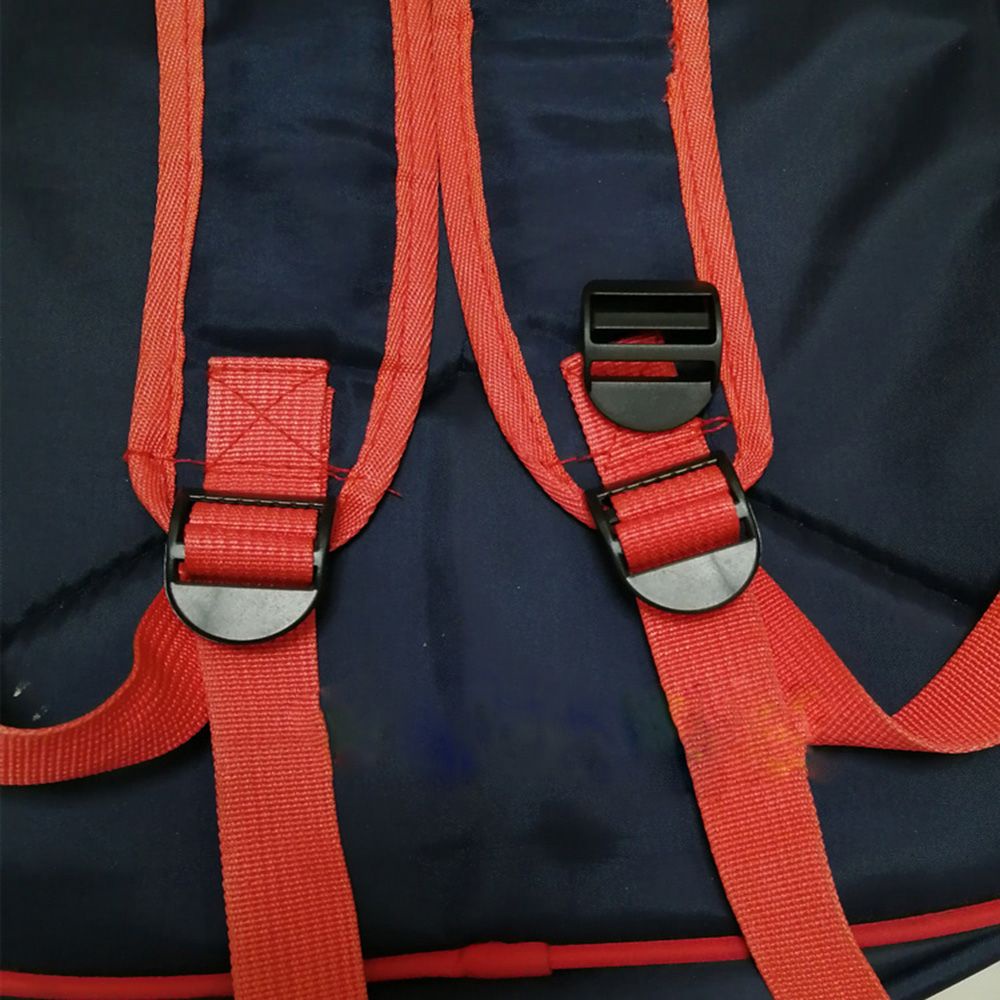 Set 10 móc khóa dây đeo ba lô bằng nhựa màu đen chất lượng cao