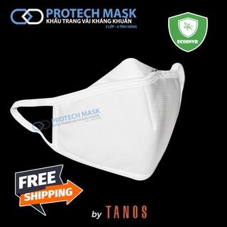 Combo Sỉ 100 chiếc Khẩu trang vải kháng khuẩn 3 Lớp [30 lần giặt] Protech Mask Model KF94