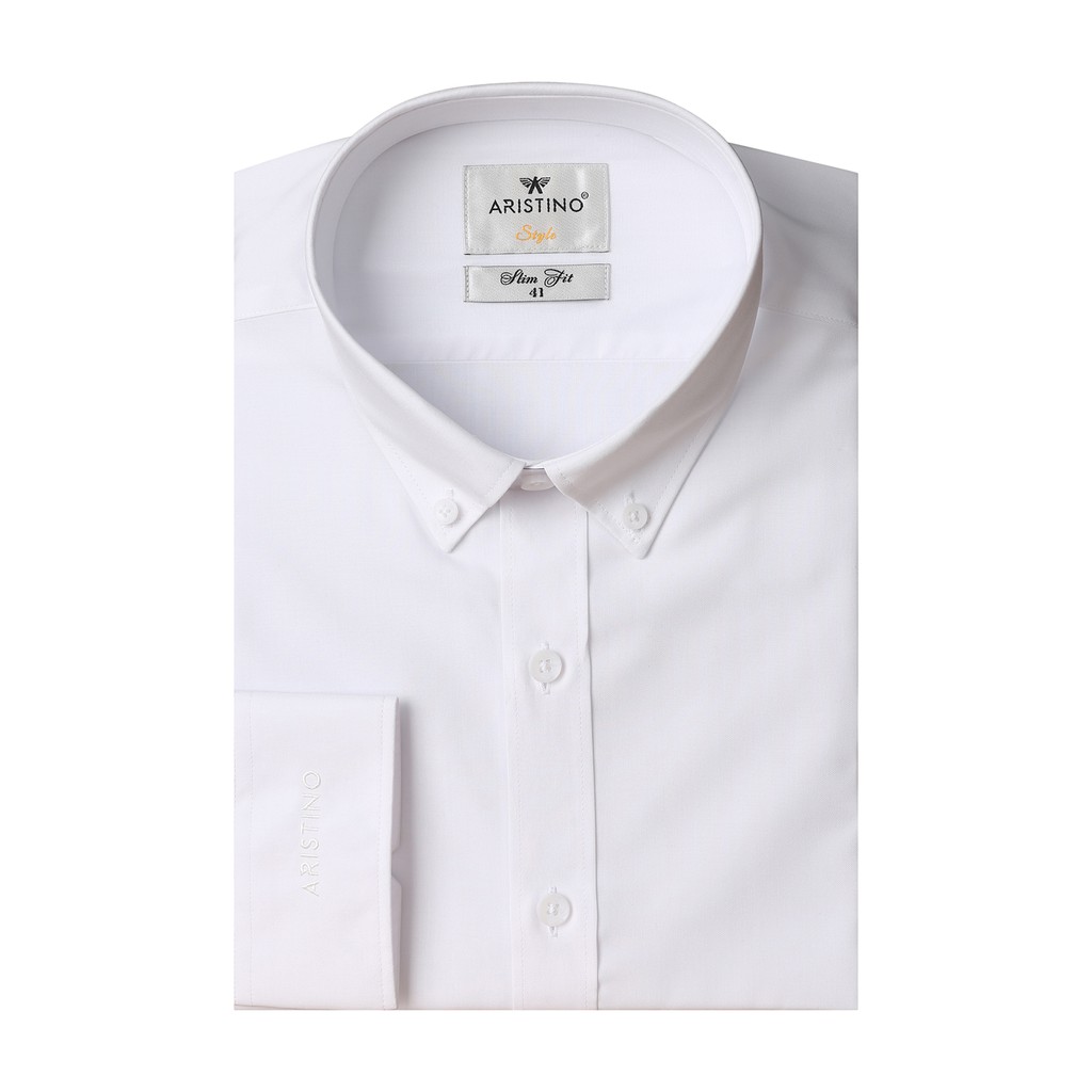 (xả 460) sơ mi dài aristino màu trắng | BigBuy360 - bigbuy360.vn