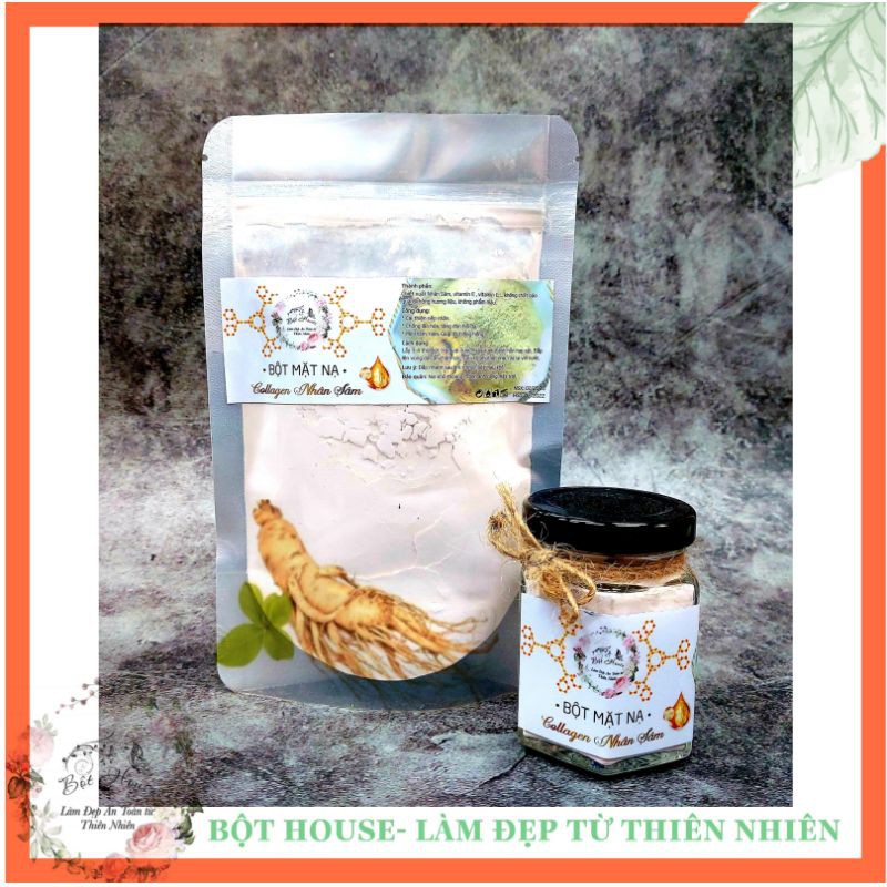 BỘT DẺO COLLAGEN NHÂN SÂM HANDMADE NHÀ BỘT