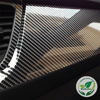 [0.3m x khổ 1.2m] Decal carbon dán xe, điện thoại...laptop , Decal carbon 5D đen bóng khổ 1.2m.