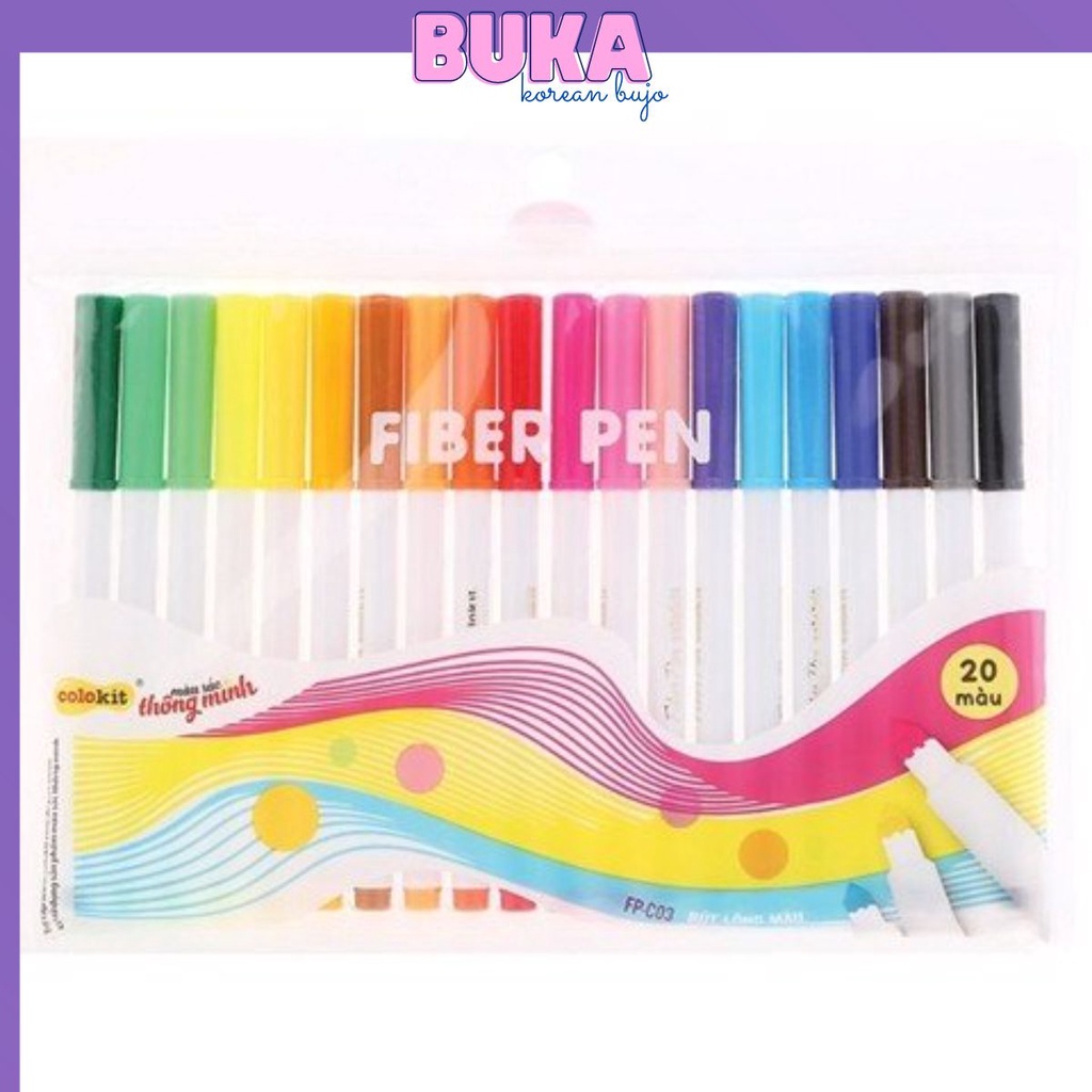HÀNG CHÍNH HÃNG Bút lông màu Fiber Pen Colokit FP-C03