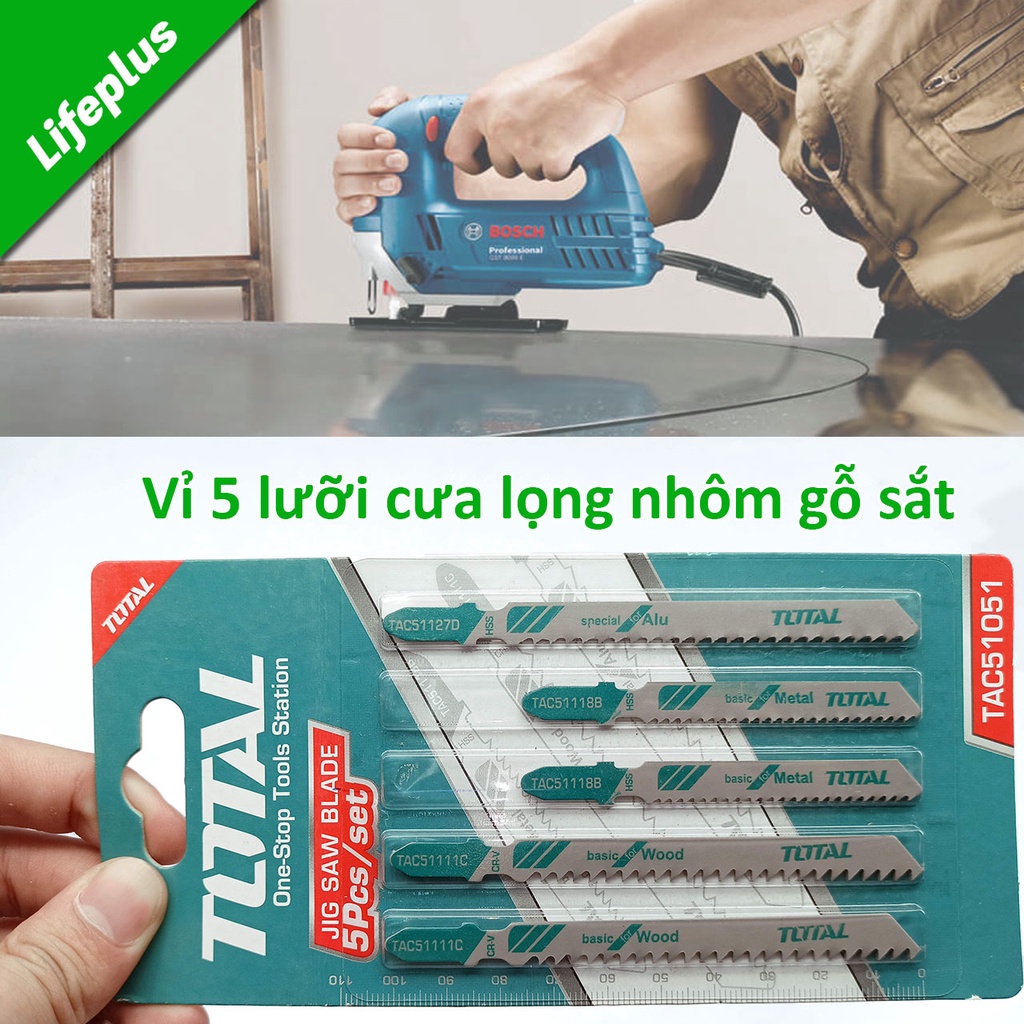 Bộ Lưỡi Cưa Lọng 5 Chi Tiết Total - TAC51051
