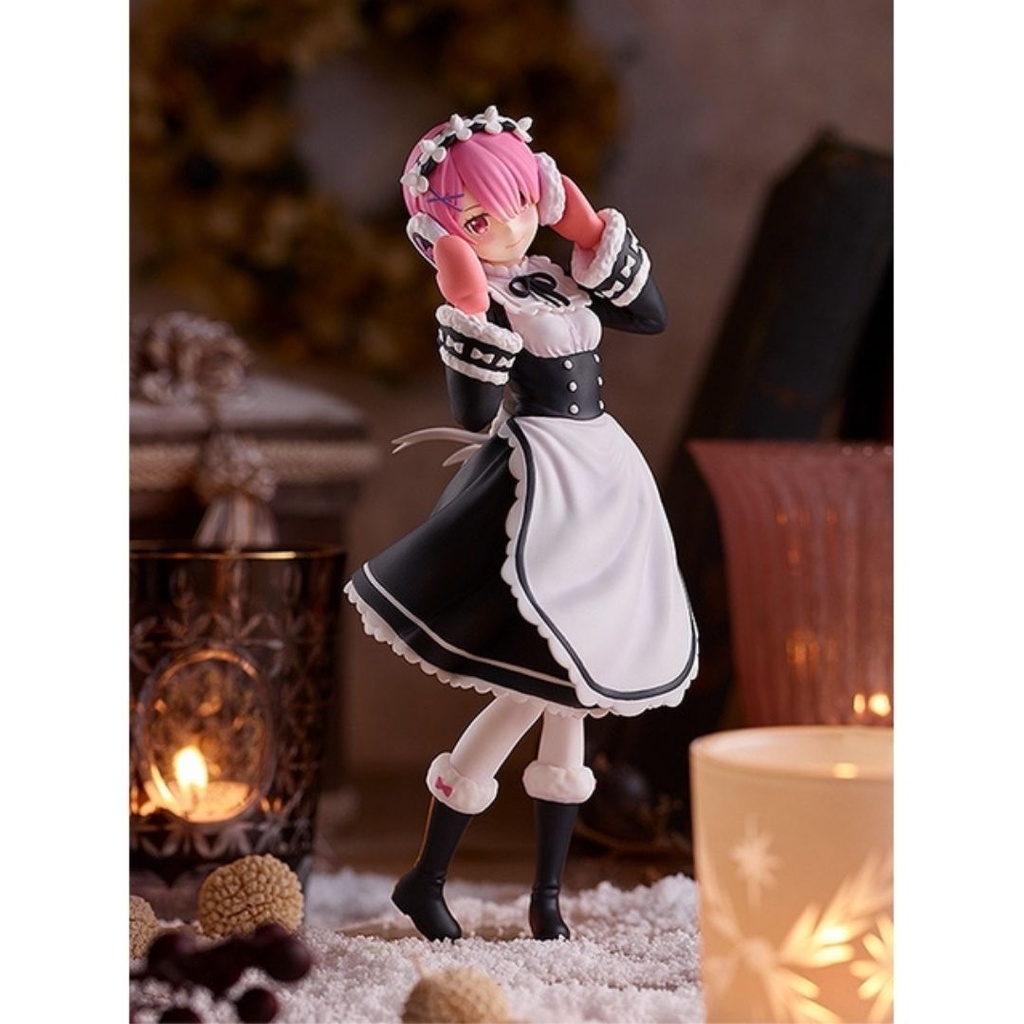 Mô hình Re Zero Ram 18cm Ice Season Ver. POP UP PARADE GOODSMILE Mô hình tĩnh Nhựa PVC CHÍNH HÃNG NHẬT RZPUP02