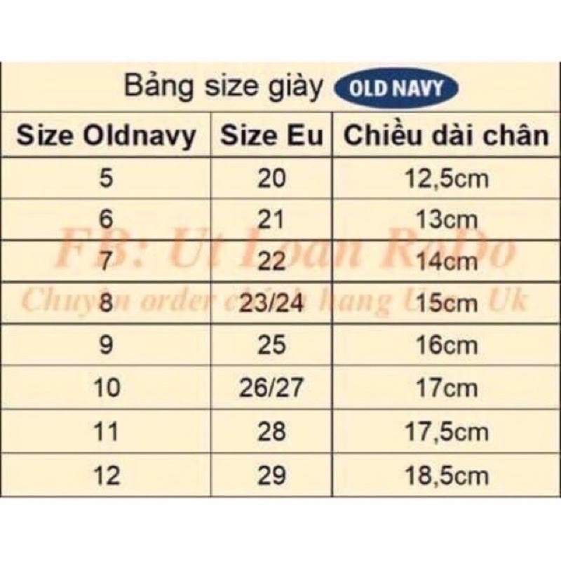 giày thơm cho bé (auth) fom nhỏ lên 1 size