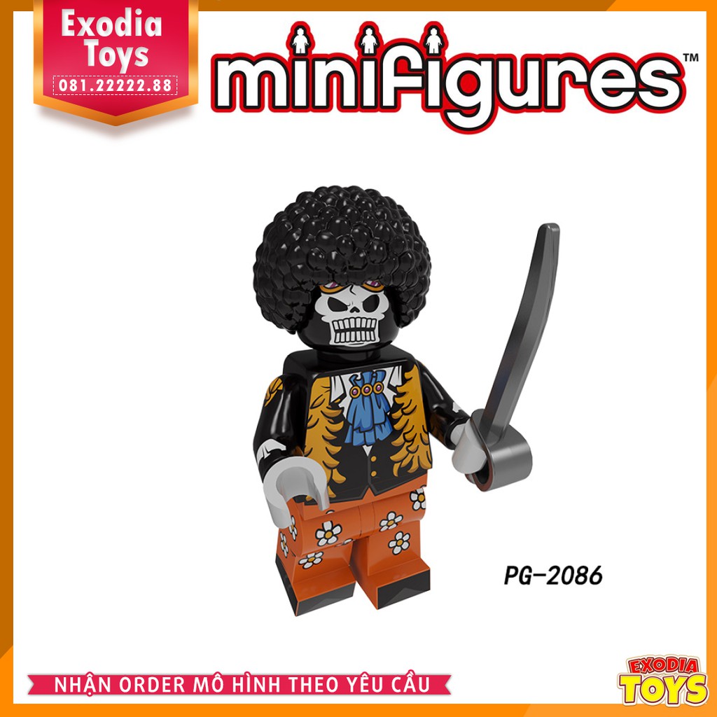 Xếp hình Minifigure nhân vật One Piece Đảo Hải Tặc - Đồ Chơi Lắp Ghép Sáng Tạo - POGO 8244