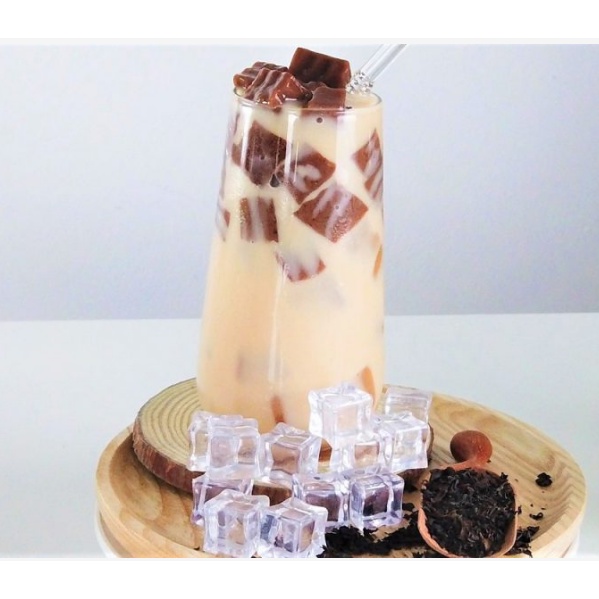 Bột topping trà sữa/pudding/flan Mole Đài Loan ) gói chia 100g