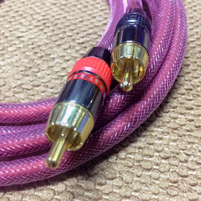 Dây 6 ly sang hoa sen, 02 dây Jack 6.35mm ra av, dây hoa sen