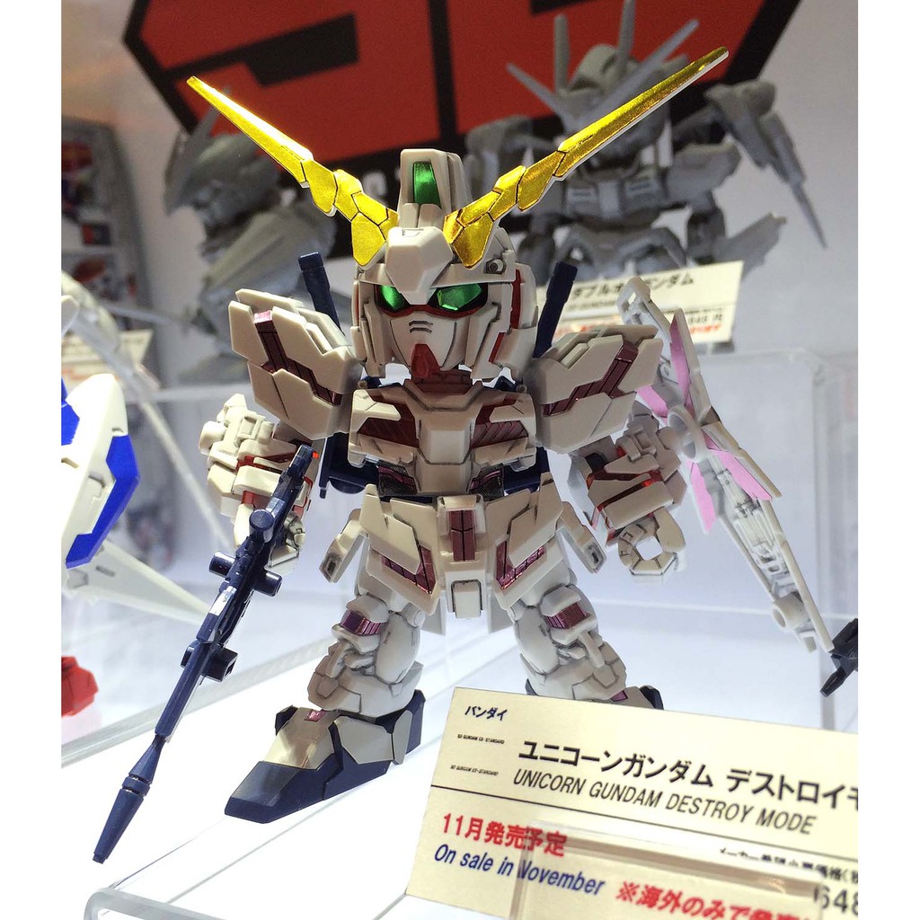 [Mã LIFE0503TOYS1 giảm 10% đơn 150k] MÔ HÌNH SD GUNDAM EX-STANDARD 005 UNICORN GUNDAM (DESTROY MODE) Bandai