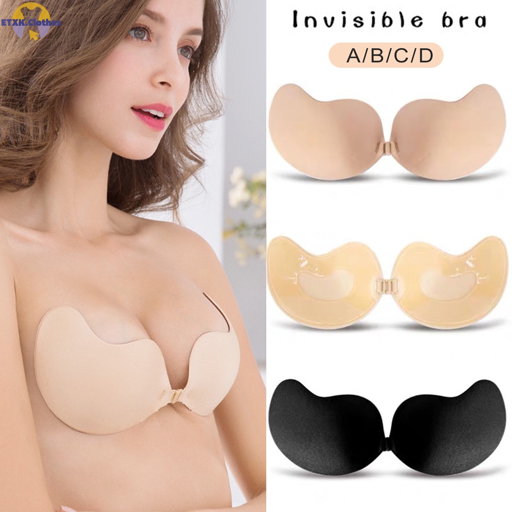 Áo Ngực Silicone Dán Nâng Ngực Tàng Hình Thoáng Khí Không Dây Cho Nữ