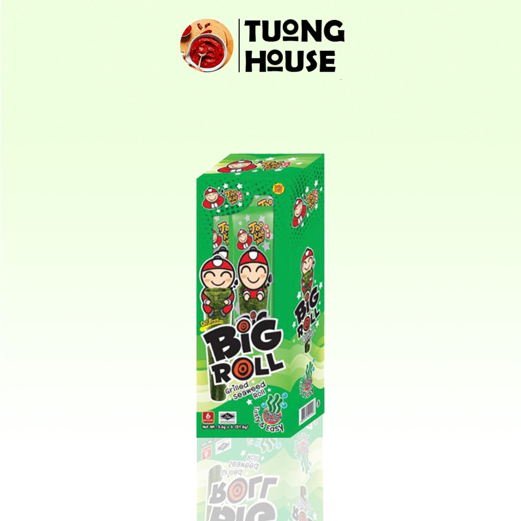 Hộp Snack Rong biển BIGROLL Vị Truyền Thống – Hộp 6 gói