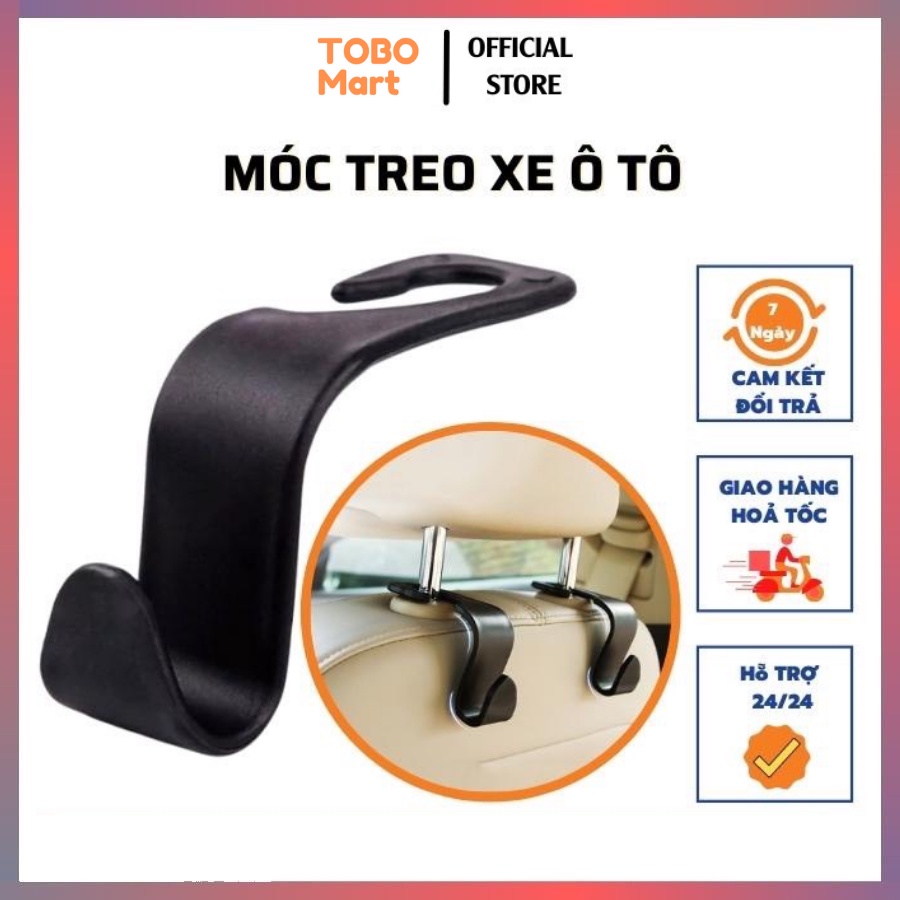 Móc Treo Đồ Sau Ghế Ô Tô, Móc chữ S treo đồ sau ghế ô tô - BH 12 tháng