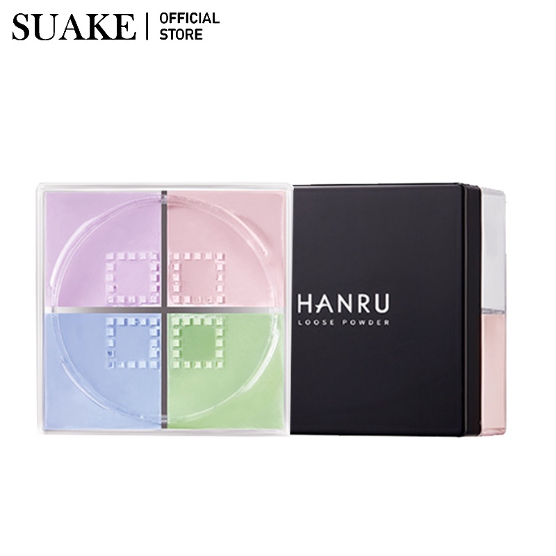 Phấn phủ SUAKE 4 màu lâu trôi trang điểm da mặt tự nhiên 30g