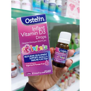 Ostelin Infant Vitamin D3  - Bổ Sung Vitamin D Cho Bé Dạng Nhỏ Giọt