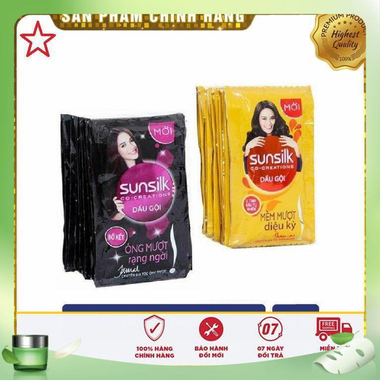 Combo 6 Dây Dầu Gội SUNSILK Dây 6g x 12 Gói