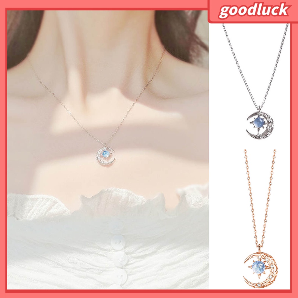 Vòng cổ Mặt Trăng Lưỡi Liềm Hợp Kim