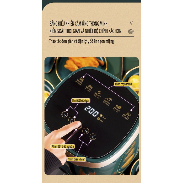 Nồi Chiên Không Dầu CAMEL 7 lít