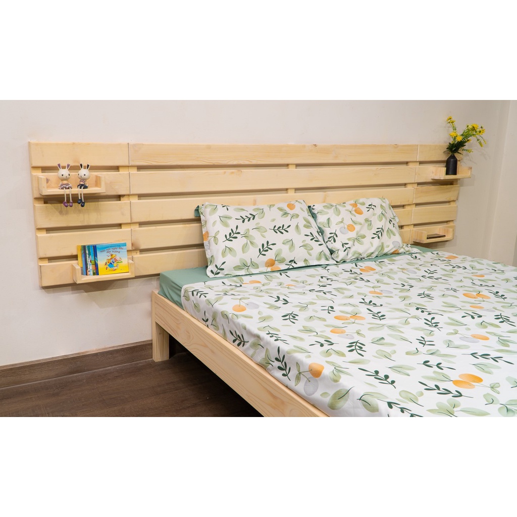 Giường ngủ gỗ có headboard có ngăn kéo ⚡ GIÁ XƯỞNG ⚡ 1m2_1m4_1m6_1m8 (kèm phụ kiện)