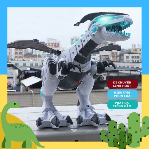 Bộ Đồ Chơi Robot Khủng Long-di chuyển được