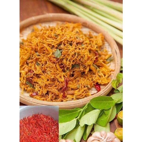 500g khô gà xé cay sấy lá chanh siêu ngon | BigBuy360 - bigbuy360.vn