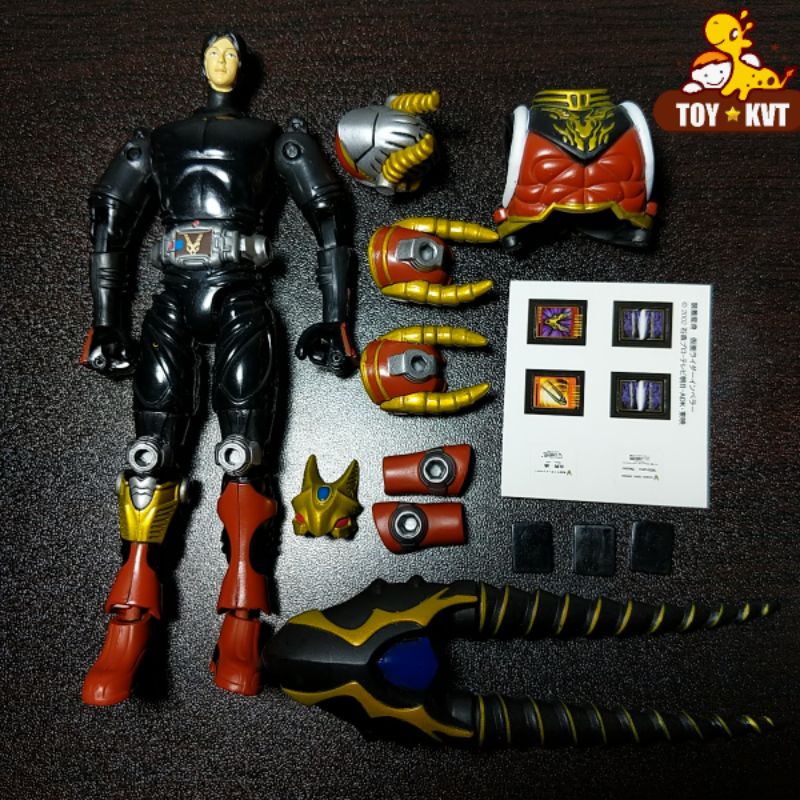 Mô Hình SHS Kamen Rider Imperer Đủ Phụ Kiện Chogokin Kim Loại