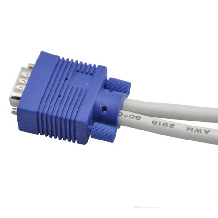 Cáp chia VGA 1 ra 2 xanh trắng - Cáp VGA 1 ra 2 1