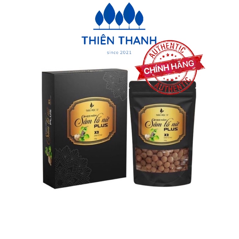 [Mẫu Mới Chính Hãng] Kẹo Mầm Sâm Tố Nữ Plus X2 Thảo Mộc 37,Tăng Size Vòng 1 Nhanh.