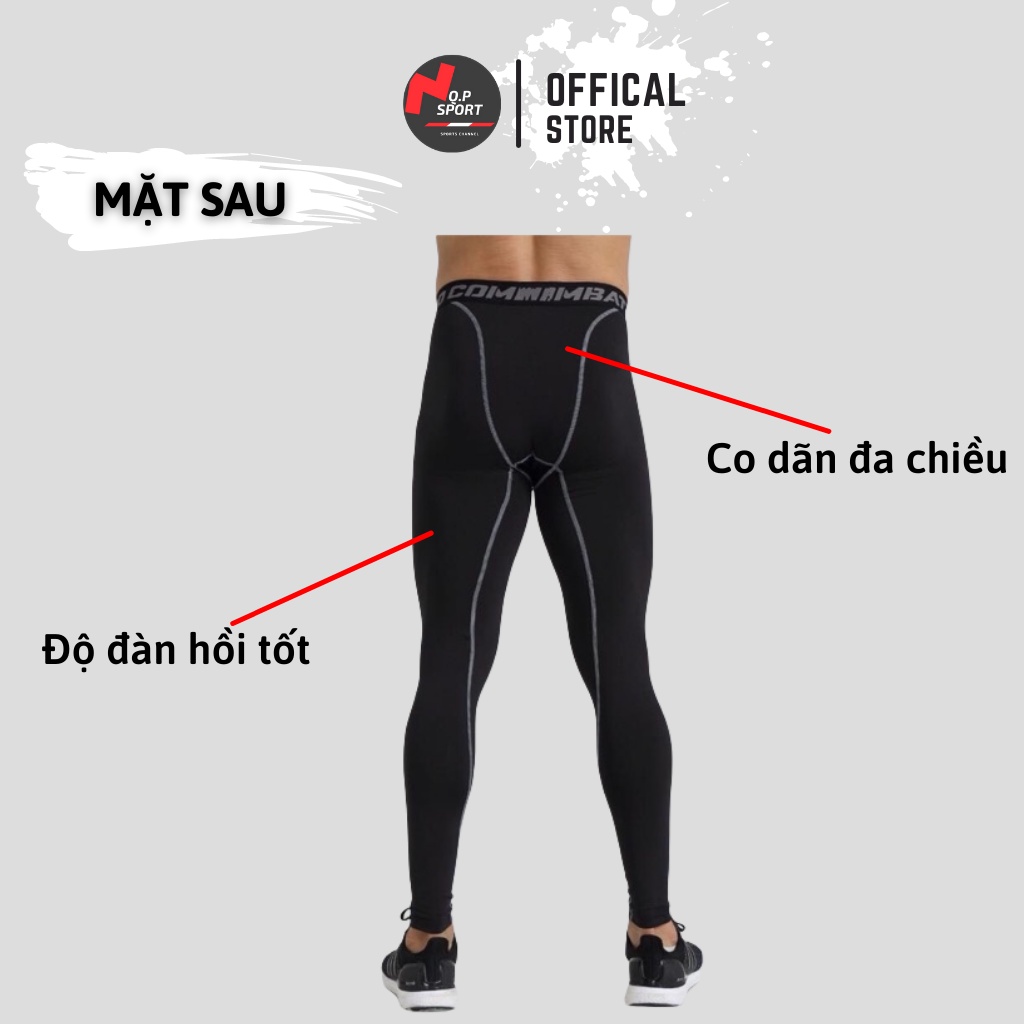 Quần Body Giữ Nhiệt Nam Combat Tập Gym Cao Cấp Chất Vải Thun Co Giãn Đa Chiều, Mát Mẻ
