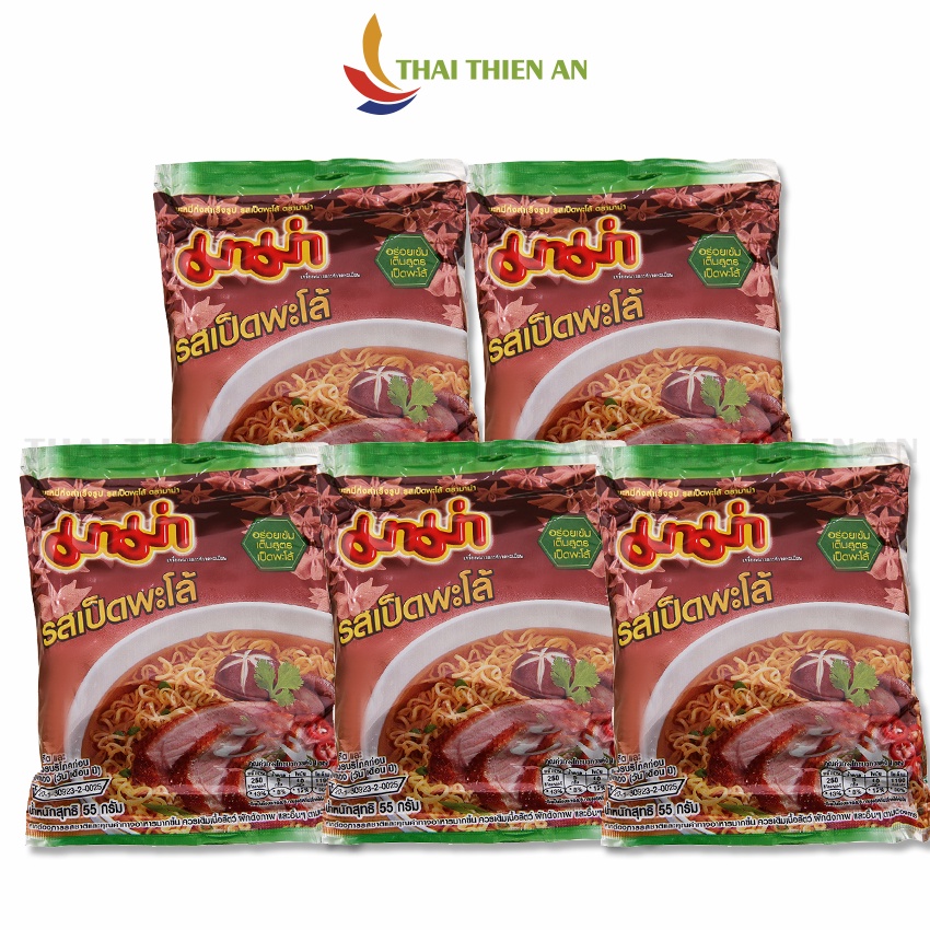 Mì gói MAMA Thái Lan đủ vị chua cay vịt tiềm thịt bằm - Instant noodles