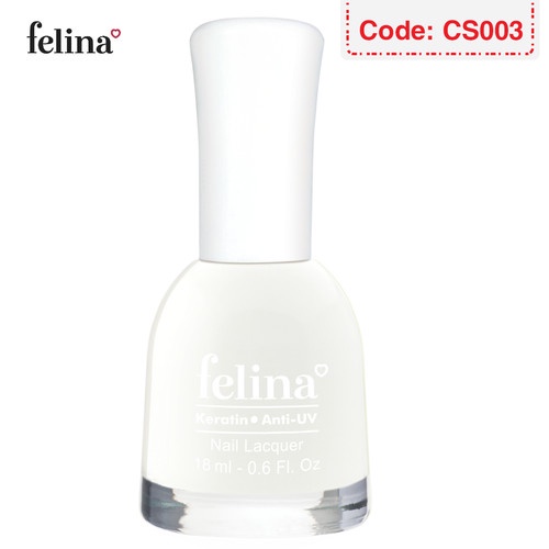 Sơn Móng Tay Đa Sắc Màu Bộ Sưu Tập Số 8 FELINA Keratin Anti-UV 18ml