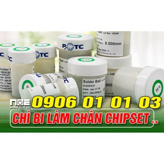 Chì bi làm chân chipset 0.30 0.35 0.40 0.45(Hủ 250.000 viên)