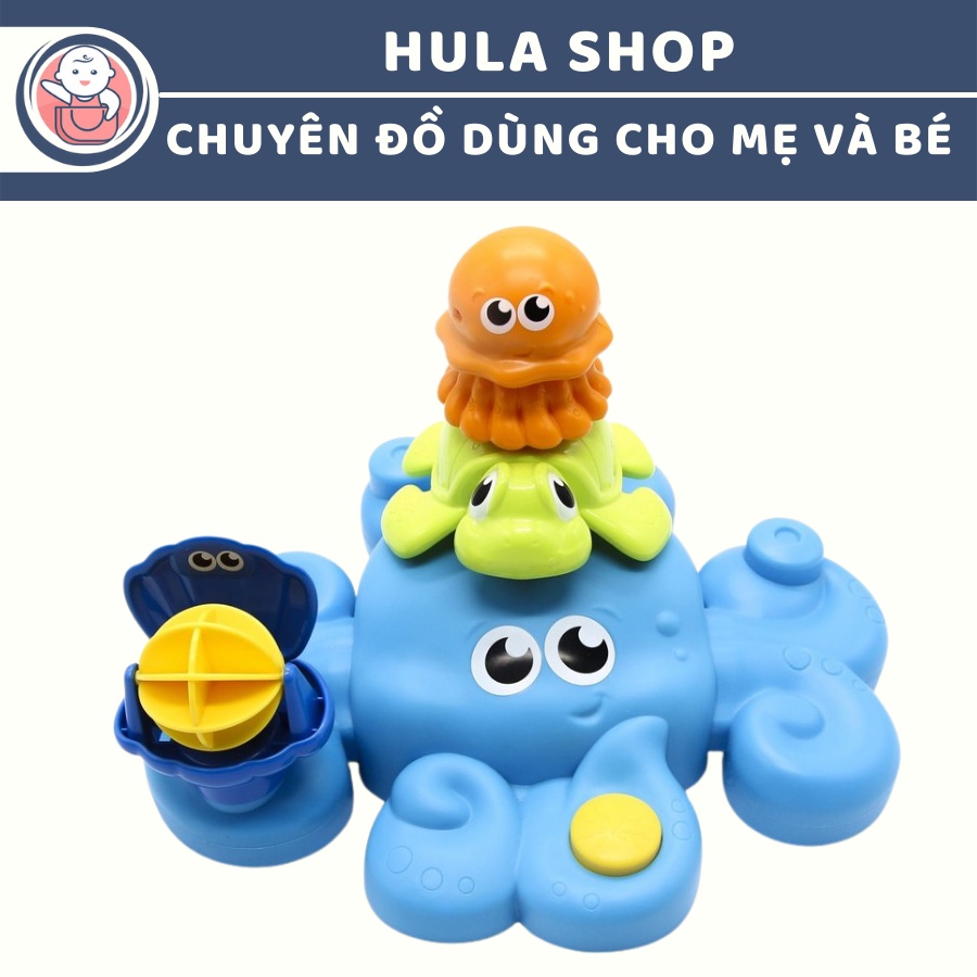 Đồ chơi tắm cho bé - tháp xếp chồng bạch tuộc phun nước vui nhộn Winfun 7117