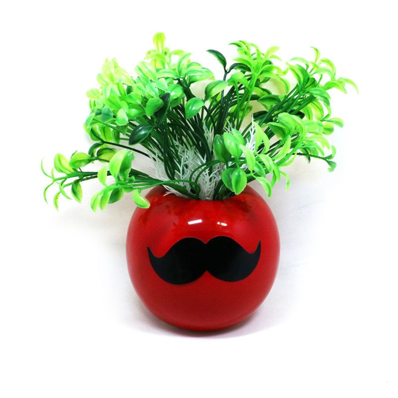 ✿ Cuộn 200 Nhãn Dán Hình Ria Mép Chống Thấm Nước Trang Trí Laptop Xe Hơi Lọ Hoa Nhà Bếp