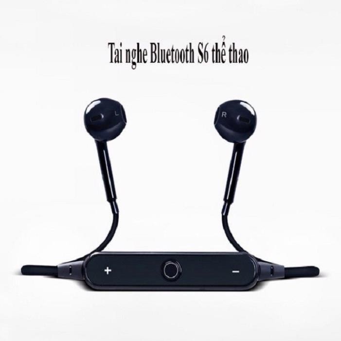 Tai nghe bluetooth thể thao không dây S6 ĐẸP- NHỎ GỌN- ÂM THANH CỰC HAY 💥SIÊU RẺ💥 💥SIÊU HOT💥