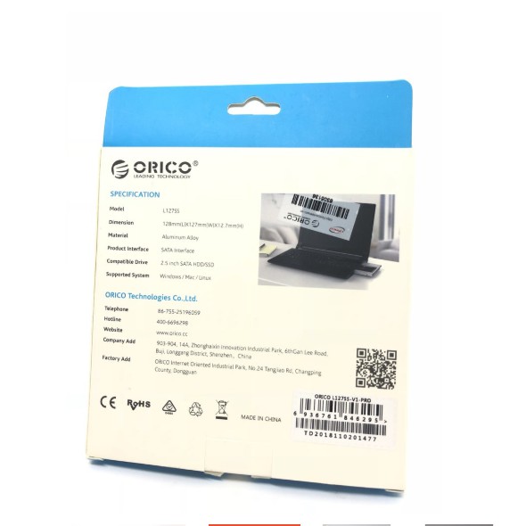 Khay Ổ Cứng Laptop (Caddy Bay) ORICO L127SS ( SATA III-12.7mm) | BigBuy360 - bigbuy360.vn