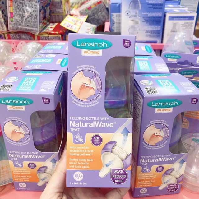 Bình sữa lansinoh 160/240ml