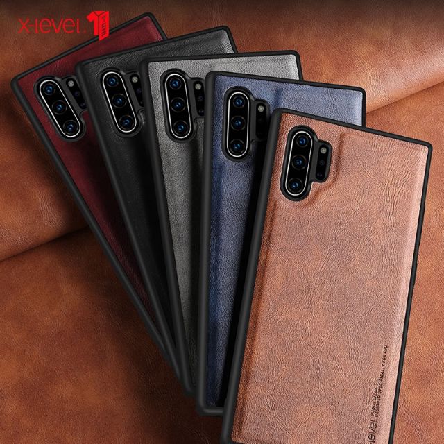 Ốp lưng Da X-Level Samsung Note10 / Note10 Plus chính hãng
