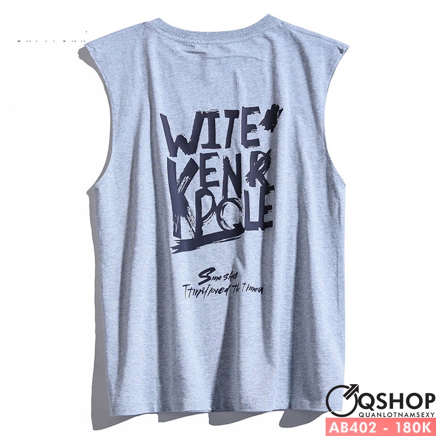 Áo thun tanktop tập gym, đi chơi AB403