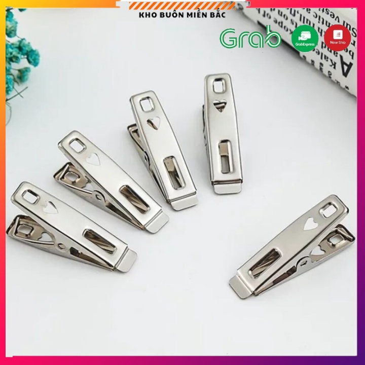 Set 20 kẹp phơi quần áo inox không gỉ cao cấp, siêu bền đẹp, tiện dụng, sử dụng cực kỳ đơn giản, dễ dàng