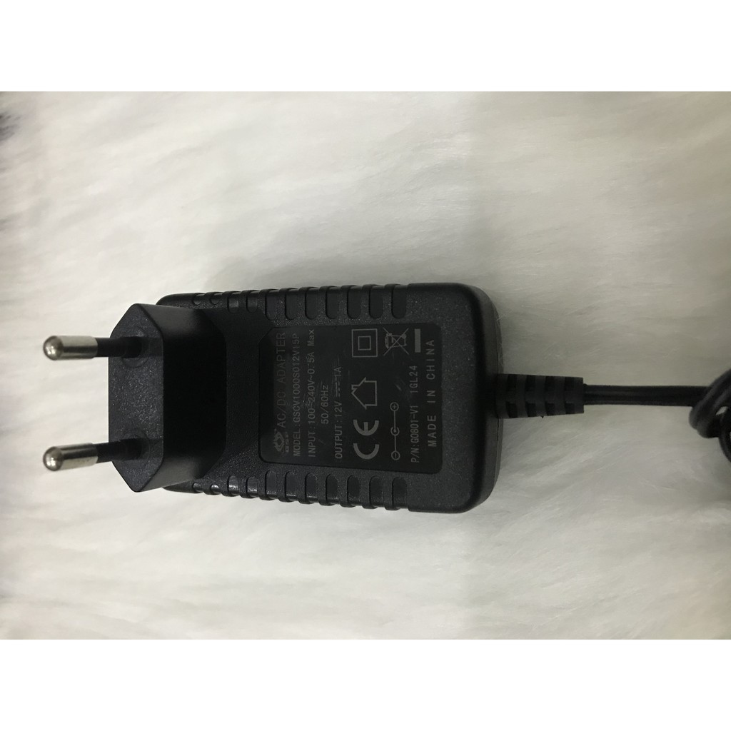 Nguồn 12V-1A Hàng Xịn Dùng Cho Camera , Router Wifi chân to thông dụng 5,5*2,5mm BH 3 tháng