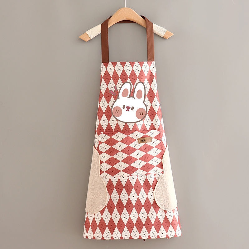 Tạp Dề ở Nhà Phiên Bản Hàn Quốc Quần áo Làm Việc Nấu ăn Dễ Thương Nhật Bản Dành Cho Nam Và Nữ Tạp Dề Mới Phục Vụ Nhà Bếp Tạp Dề Nhà Bếp Bằng Vải Tay