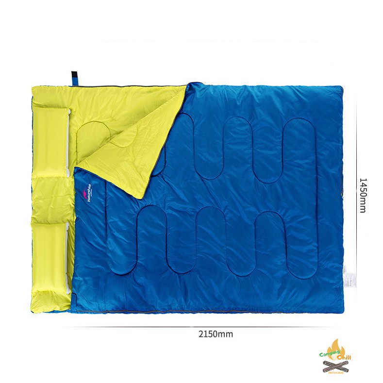 TÚI NGỦ DÃ NGOẠI CHO 2 NGƯỜI NATUREHIKE SD15M030-J