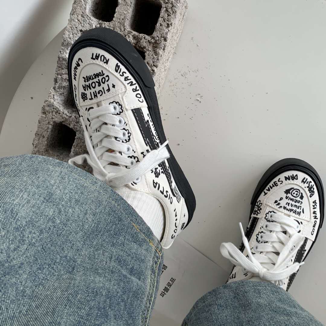 Giày Thể Thao Vải Bạt Thời Trang Hàn Cho Nữ 2021 | BigBuy360 - bigbuy360.vn