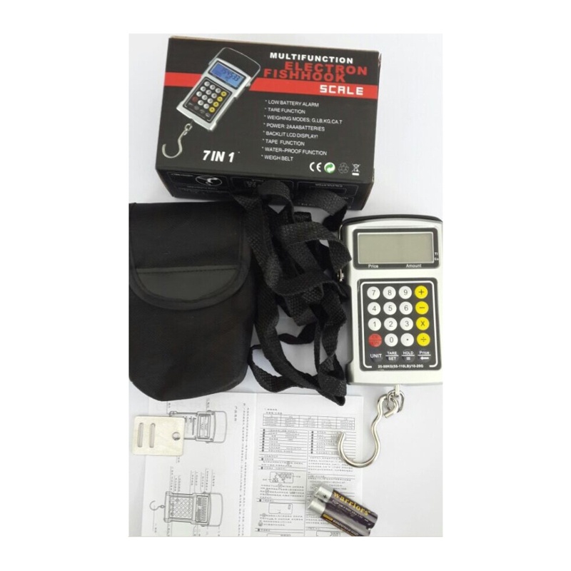 Cân Hành Lý Cầm Tay Siêu Nâng Cấp Kèm Đồng Hồ Và Thước Dây