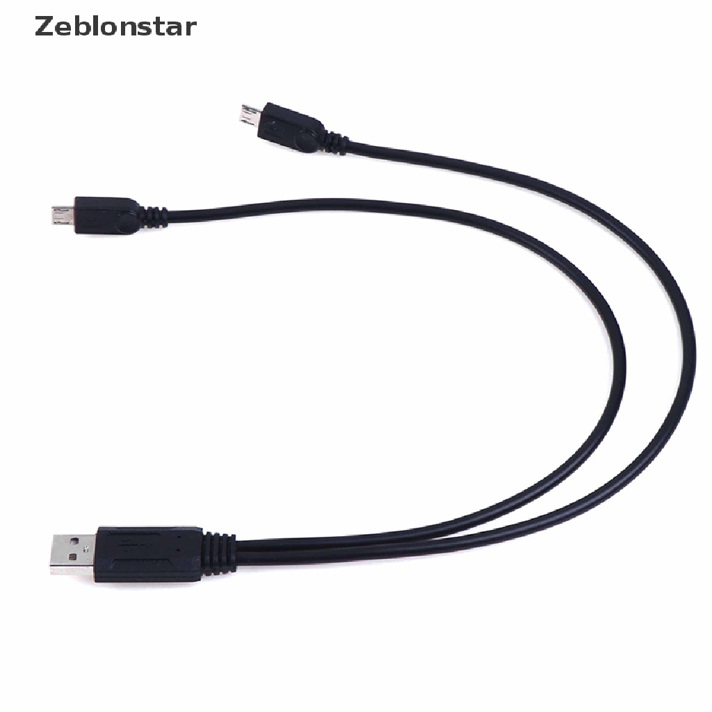 Dây Cáp Chia Hai Cổng usb 2.0 Đầu Cắm Sang Cổng Cắm micro usb